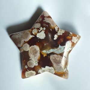 Flower Agate Star Carving‎ (1)